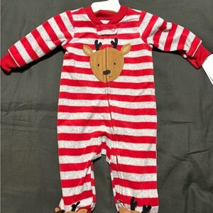 Carter's Christmas onsie with footies